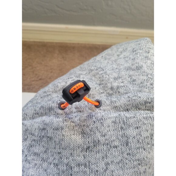 Mens - Gym Tech Funnel Neck Pocket Hoodie in Grey Grit Superdry UK Size M Casual - Picture 10 of 10